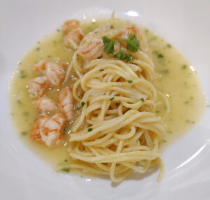 Pasta mit Shrimps