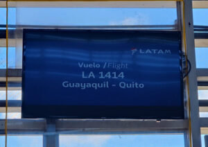LA 1414 nach Guayaquil