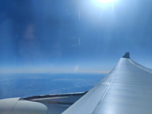 Anflug auf Madrid