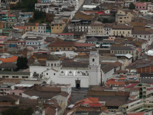 Blick auf Quito
