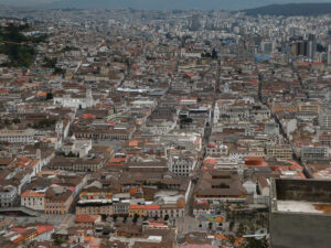Blick auf Quito