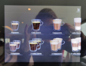 Kaffee-Ecke in der Lounge