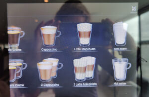 Kaffee-Ecke in der Lounge