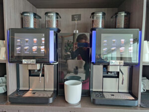Kaffee-Ecke in der Lounge
