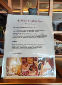A-Rosa Vitality Brot