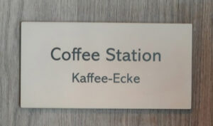 Kaffee-Ecke in der Lounge