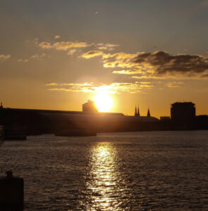 Sonnenuntergang in Amsterdam