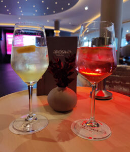 Limoncello Spritz und Campari Milano