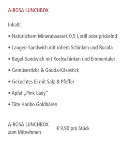 A-Rosa Lunchbox
