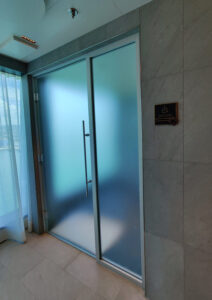 rollstuhlgerechte Dusche