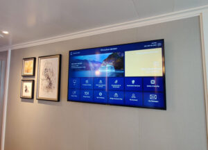 interaktiver Flatscreen-TV