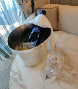 Champagner zur Begrüßung
