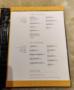 Martinis