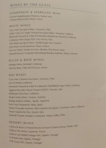 Weinkarte