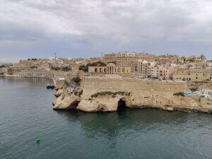 Einfahrt in den Hafen von Valletta