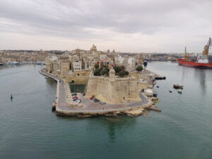 Einfahrt in den Hafen von Valletta