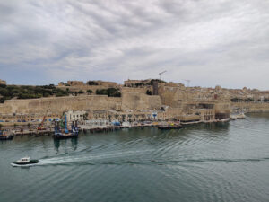 Einfahrt in den Hafen von Valletta