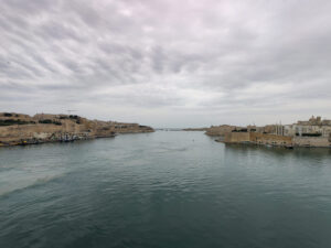 Einfahrt in den Hafen von Valletta
