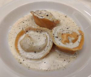 Parma Culatello Ham, Leek & Smoked Ricotta Tortelloni