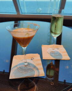 ein letzter Salted Caramel Martini