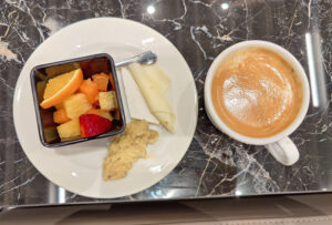 Snack und Kaffee