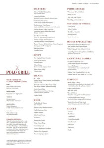 Polo Grill - Musterkarte