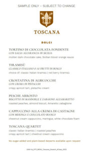 Toscana - Musterkarte