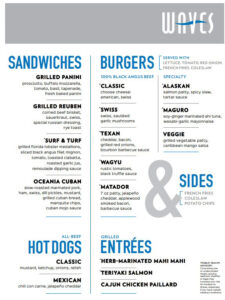 Waves Grill - Musterkarte