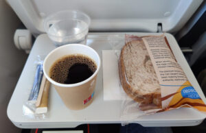 Kaffee und Sandwich
