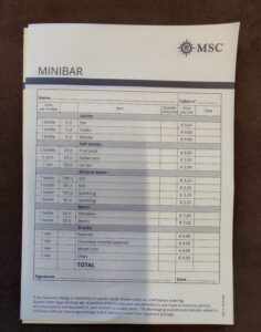 Minibar