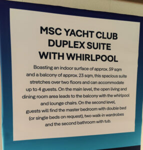 MSC Yacht Club Duplex Suite - 12008
