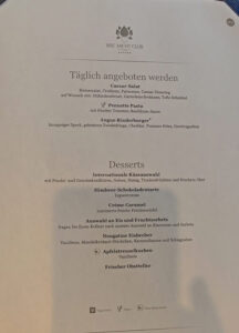 MSC Yacht Club Restaurant