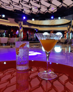 Cocktail in der Euribia Lounge