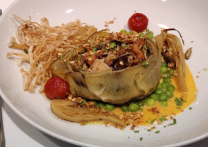 Spiced Roasted Artichoke Heart and Caramelized Fennel