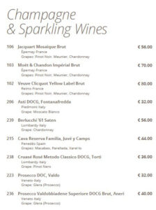 Weinkarte