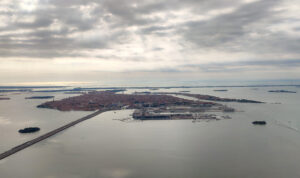 Anflug auf Venedig