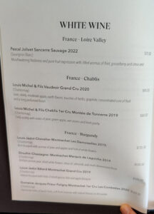 Connoisseur´s Wine List