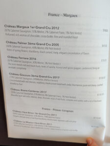 Connoisseur´s Wine List