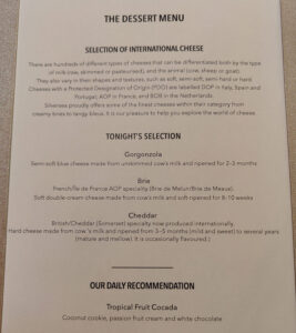 Dessert Atlantide Tag 1