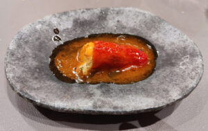 gefüllte Piquillo Paprika mit Stockfisch