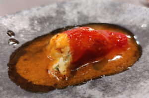 gefüllte Piquillo Paprika mit Stockfisch