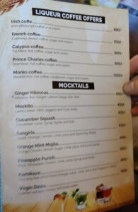 Cocktailkarte