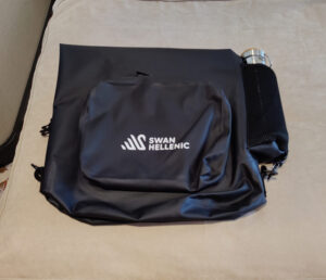 Rucksack mit Wasserflasche