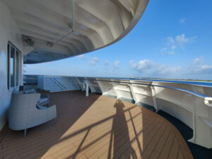 Außendeck Deck 7 vorne
