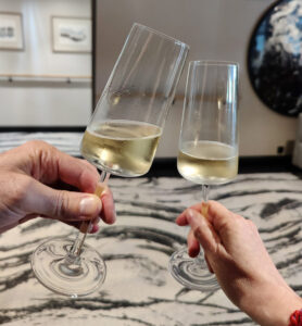 Champagner zur Begrüßung