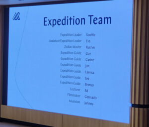 Vorstellung des Expeditionsteams