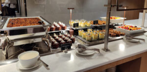Abendessen als Buffet