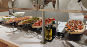 Abendessen als Buffet