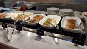 Abendessen als Buffet