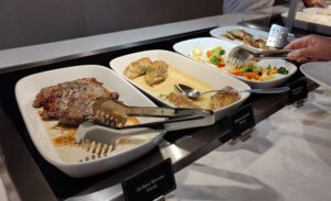 Abendessen als Buffet